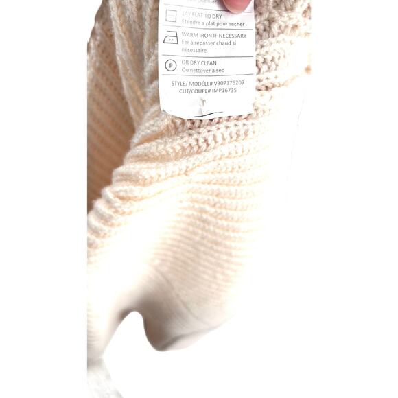 Vince Sleeveless Turtleneck Sweater S White Cream Wool Cashmere Capsule Knit - Picture 8 of 9